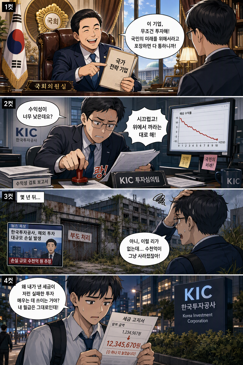 한국투자공사법 일부개정법률안 웹툰 1