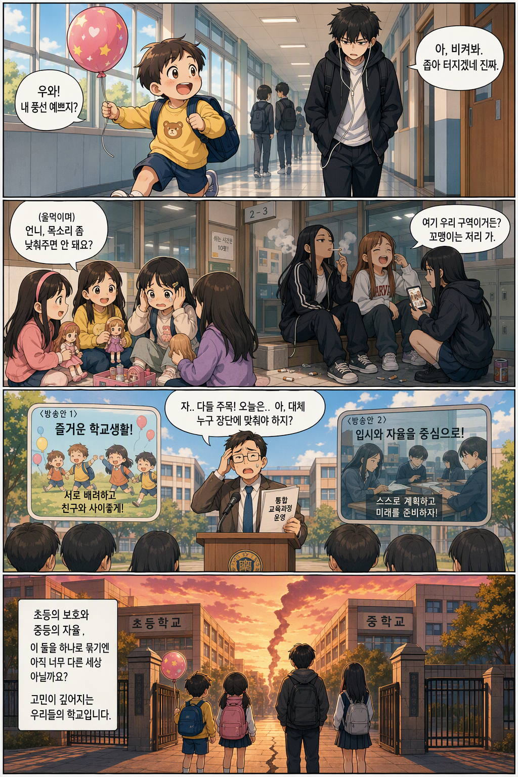 초·중등교육법 일부개정법률안 웹툰 1