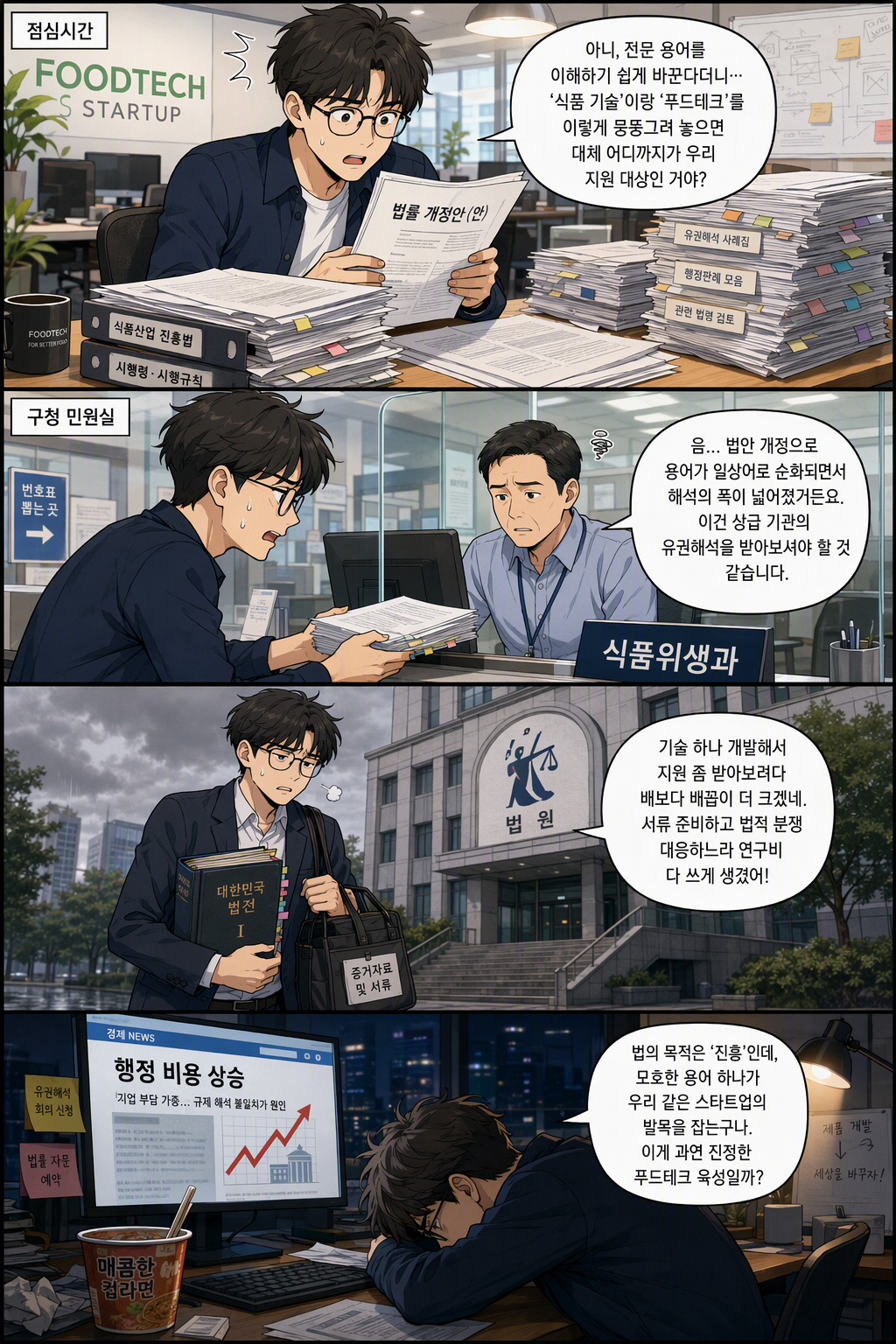 푸드테크산업 육성에 관한 법률 일부개정법률안 웹툰 1