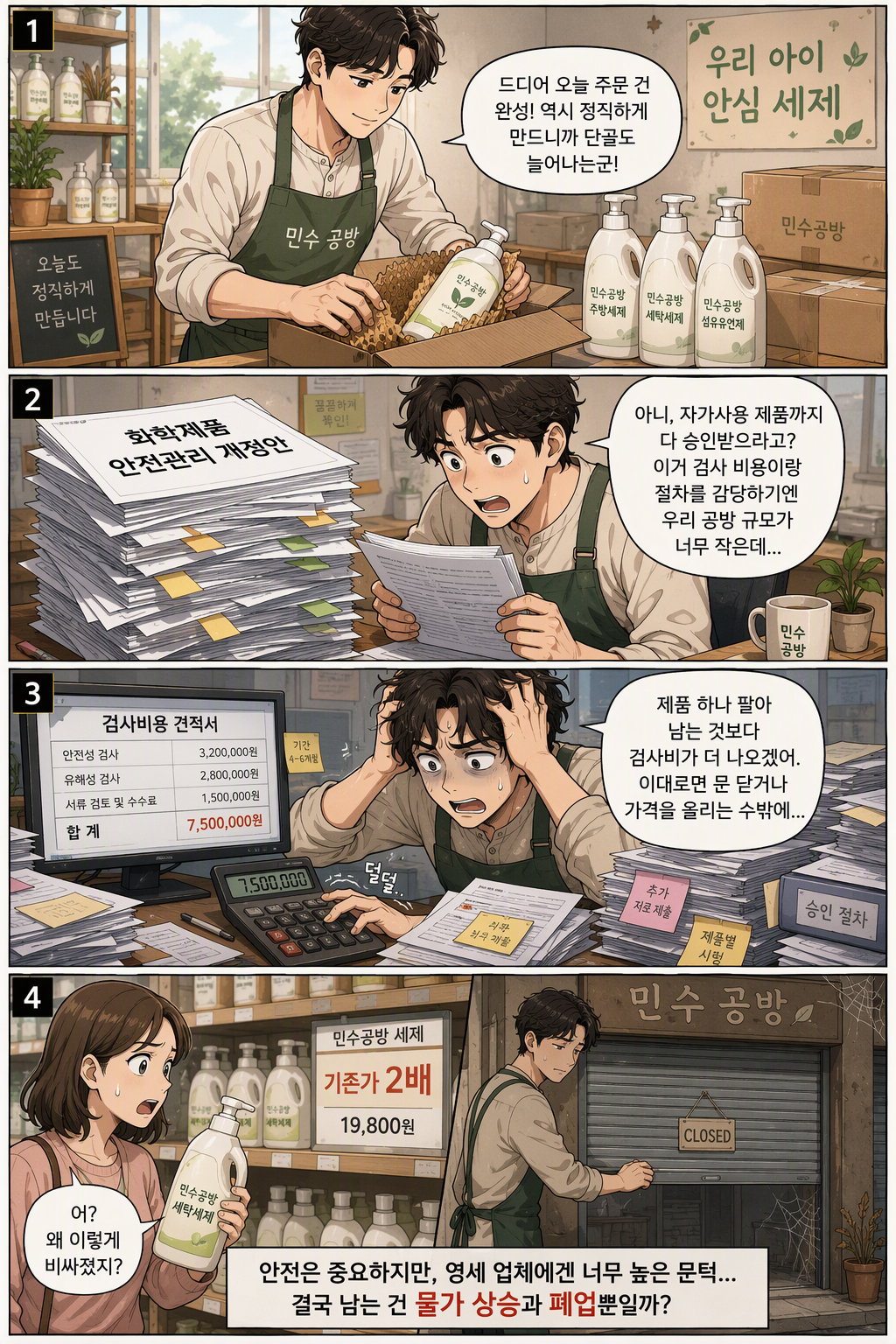 생활화학제품 및 살생물제의 안전관리에 관한 법률 일부개정법률안 웹툰 1