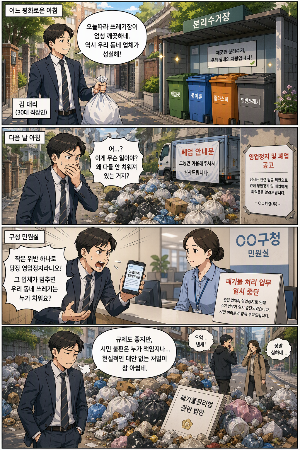 폐기물관리법 일부개정법률안 웹툰 1