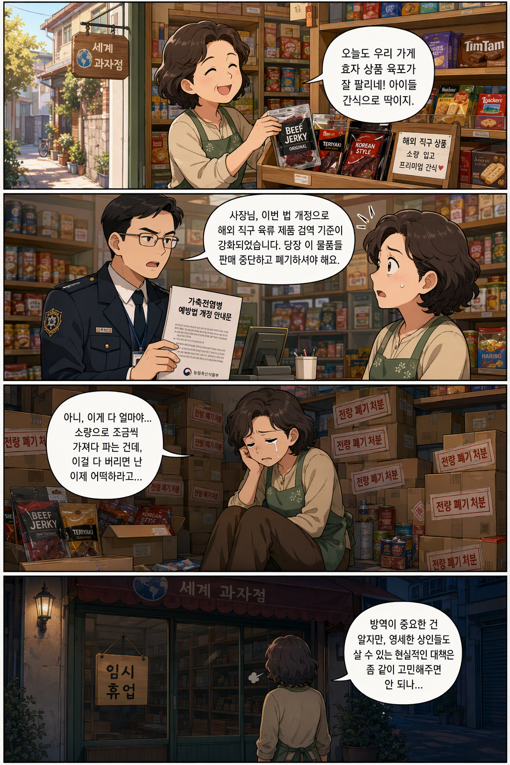 가축전염병 예방법 일부개정법률안 웹툰 1