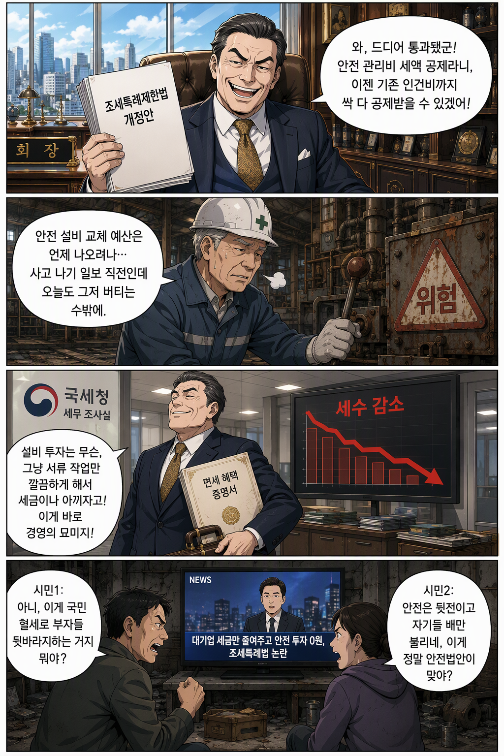 조세특례제한법 일부개정법률안 웹툰 1