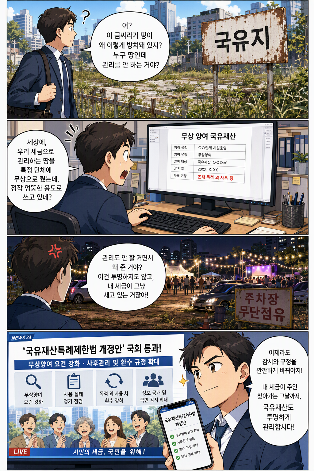 국유재산특례제한법 일부개정법률안 웹툰 1