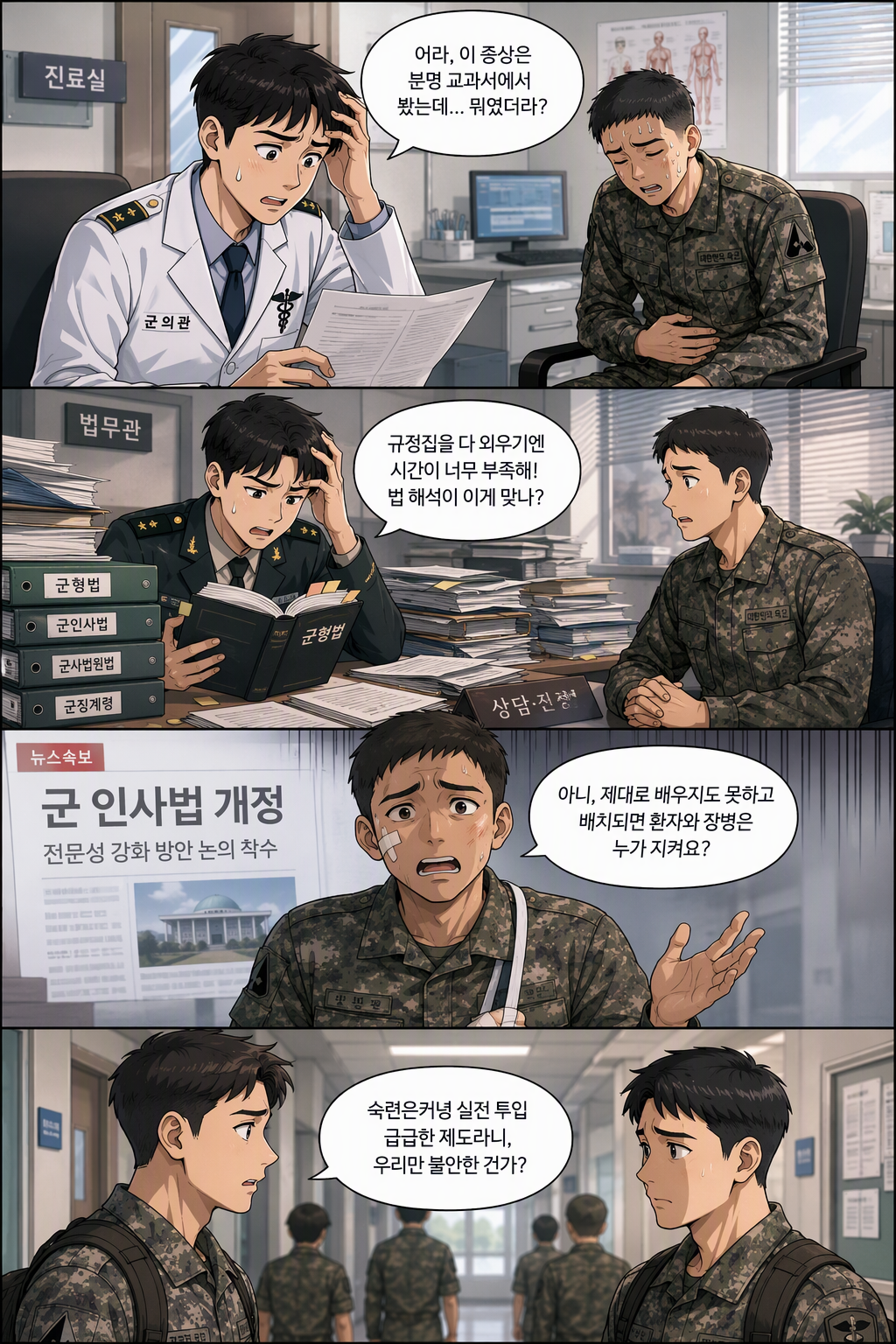 군인사법 일부개정법률안 웹툰 1