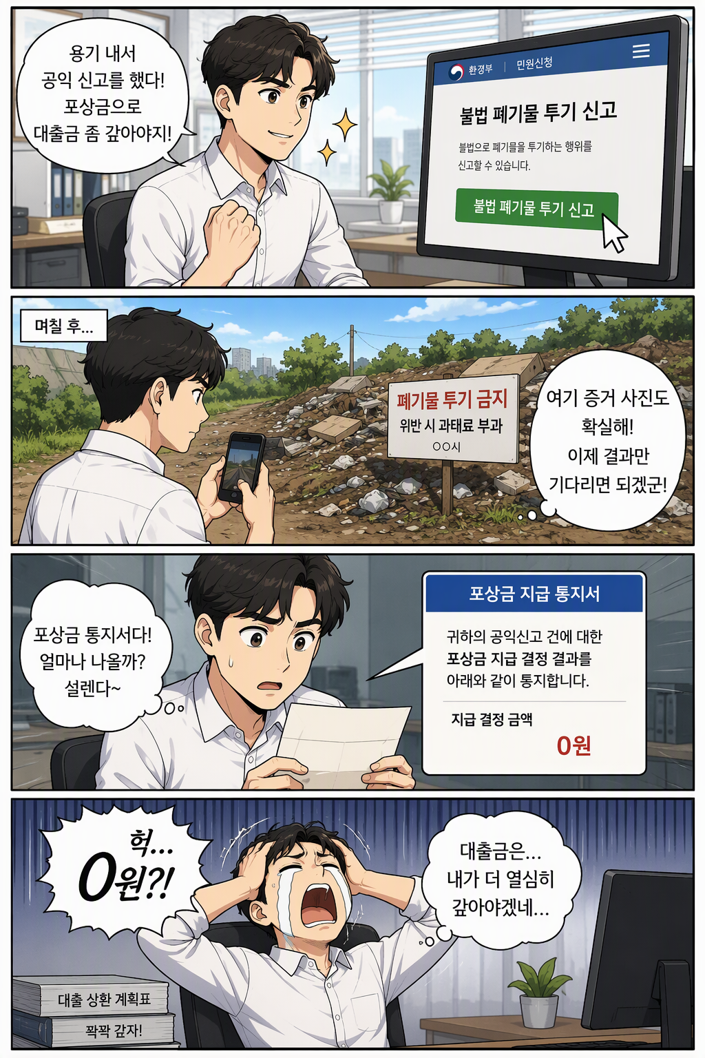 공익신고장려 및 불법행위 피해자 권익증진 기금법안 웹툰 1