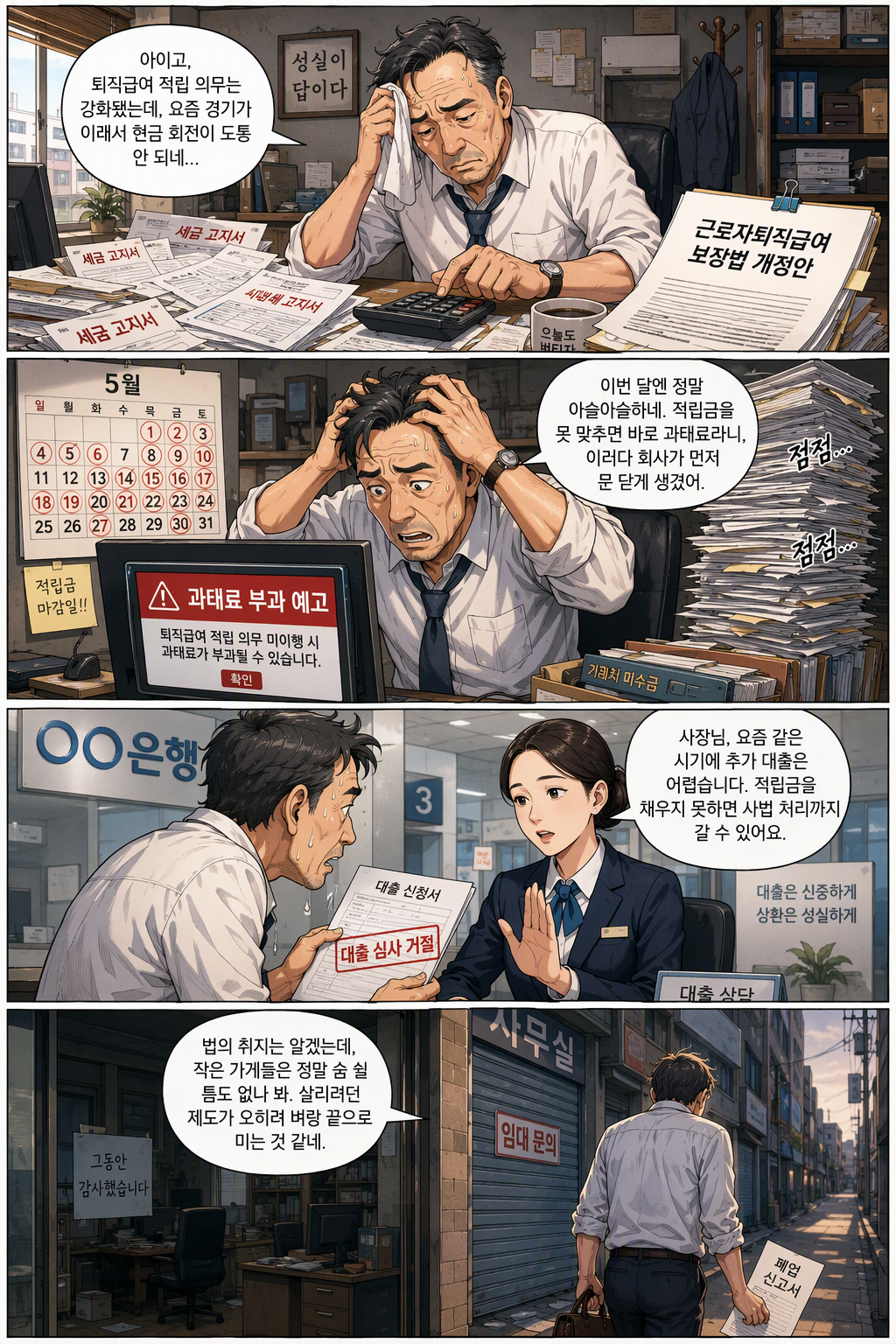 근로자퇴직급여 보장법 일부개정법률안 웹툰 1