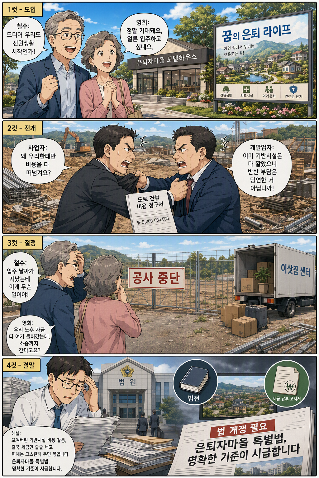 은퇴자마을 조성 및 운영에 관한 특별법 일부개정법률안 웹툰 1