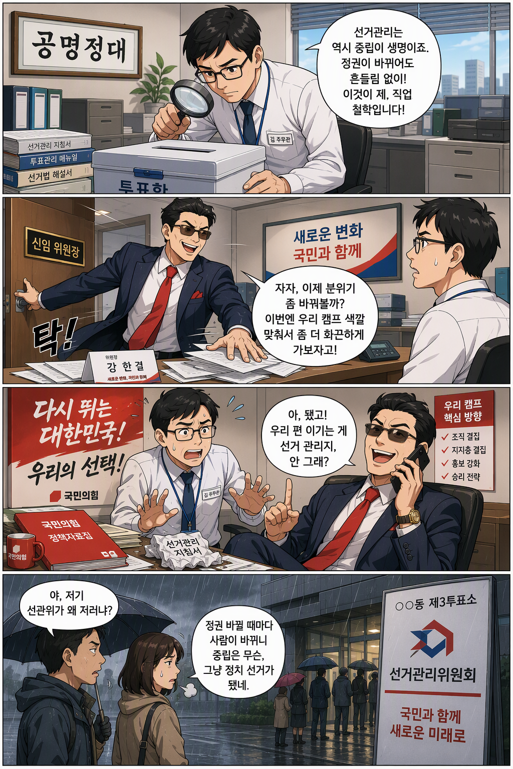 선거관리위원회법 전부개정법률안 웹툰 1