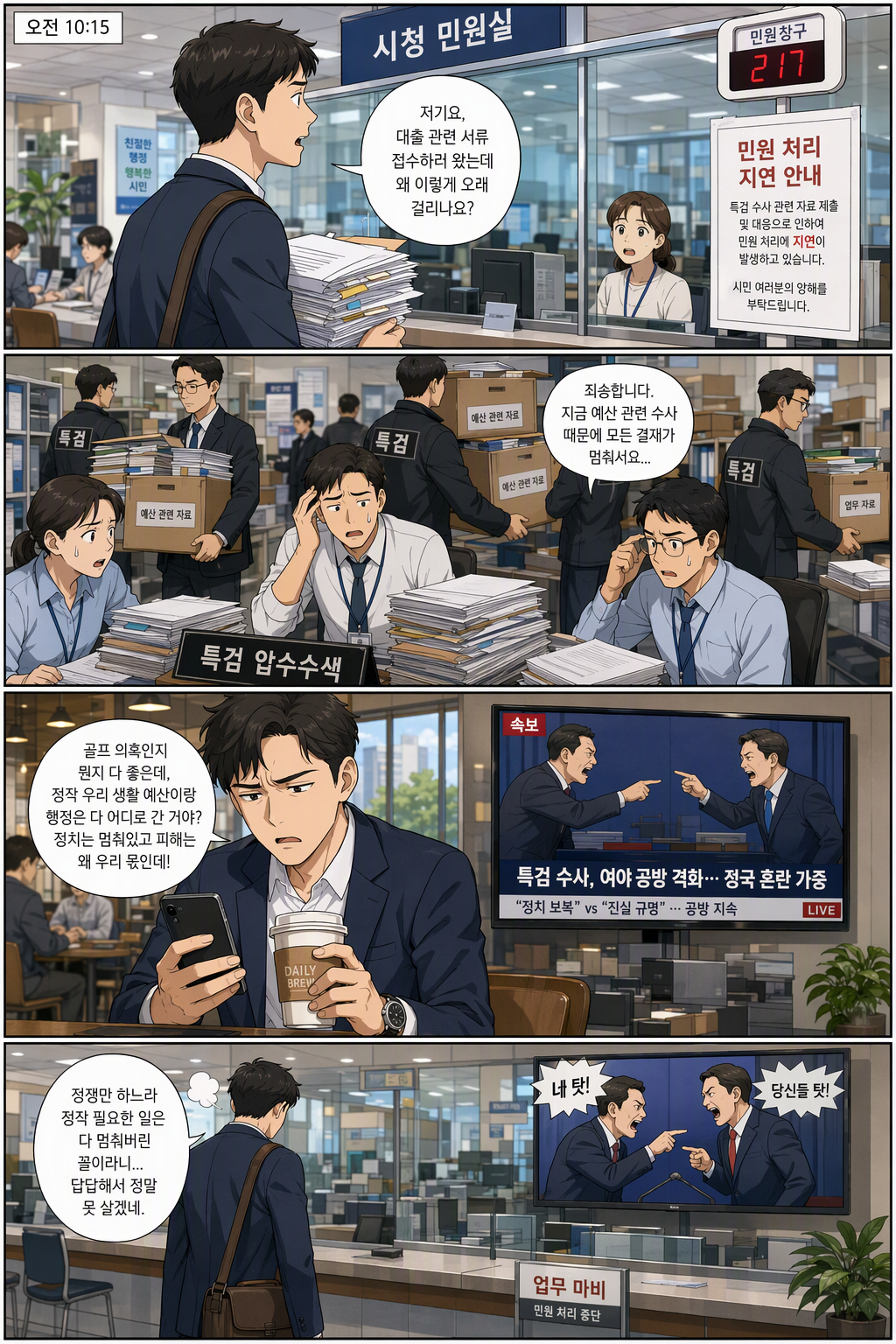 이재명 대통령 일가의 황제 골프 특혜 및 특수활동비 등 국가 예산의 사적 유용 의혹 진상규명을 위한 특별검사 임명 등에 관한 법률안 웹툰 1