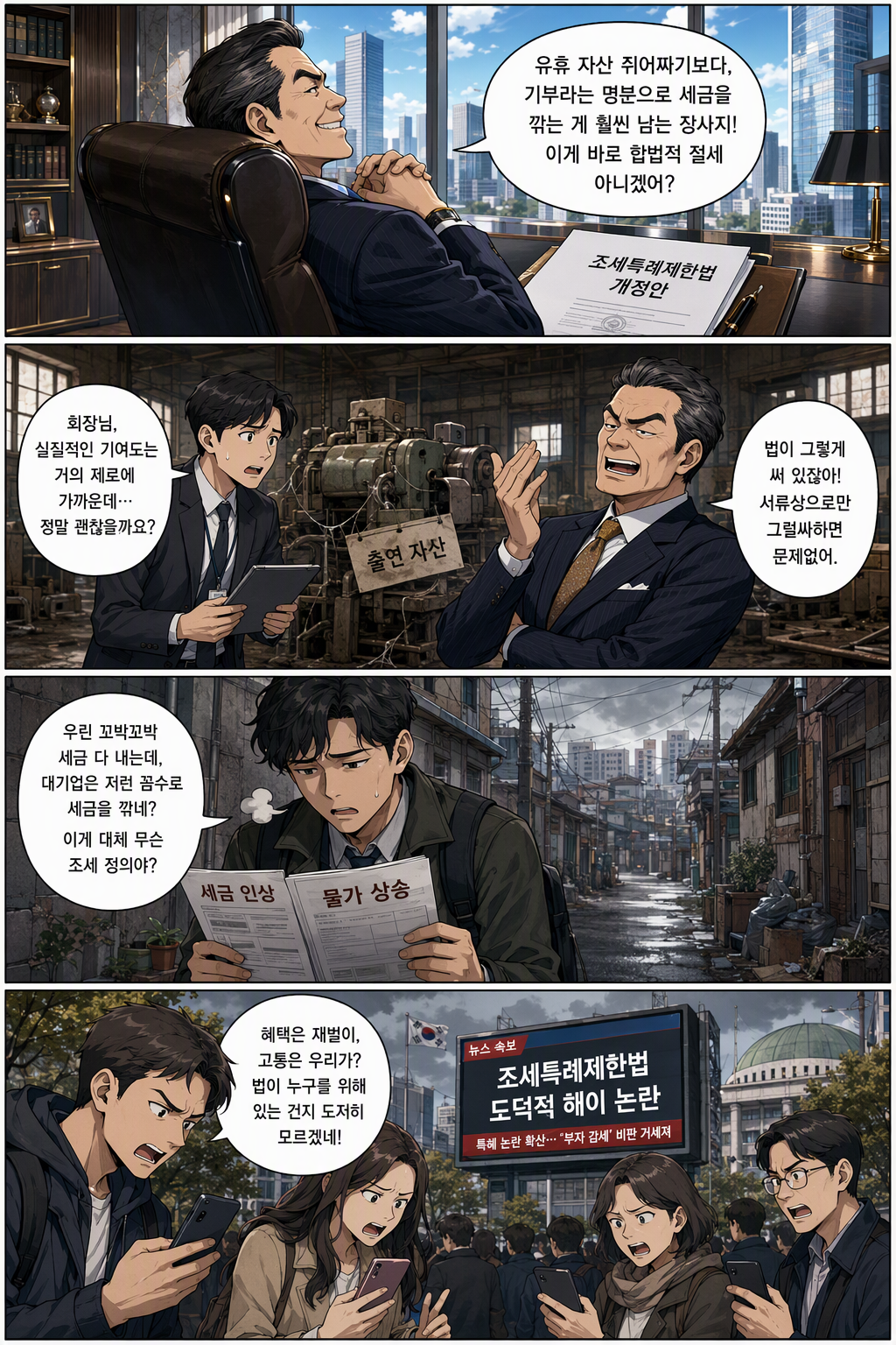 조세특례제한법 일부개정법률안 웹툰 1