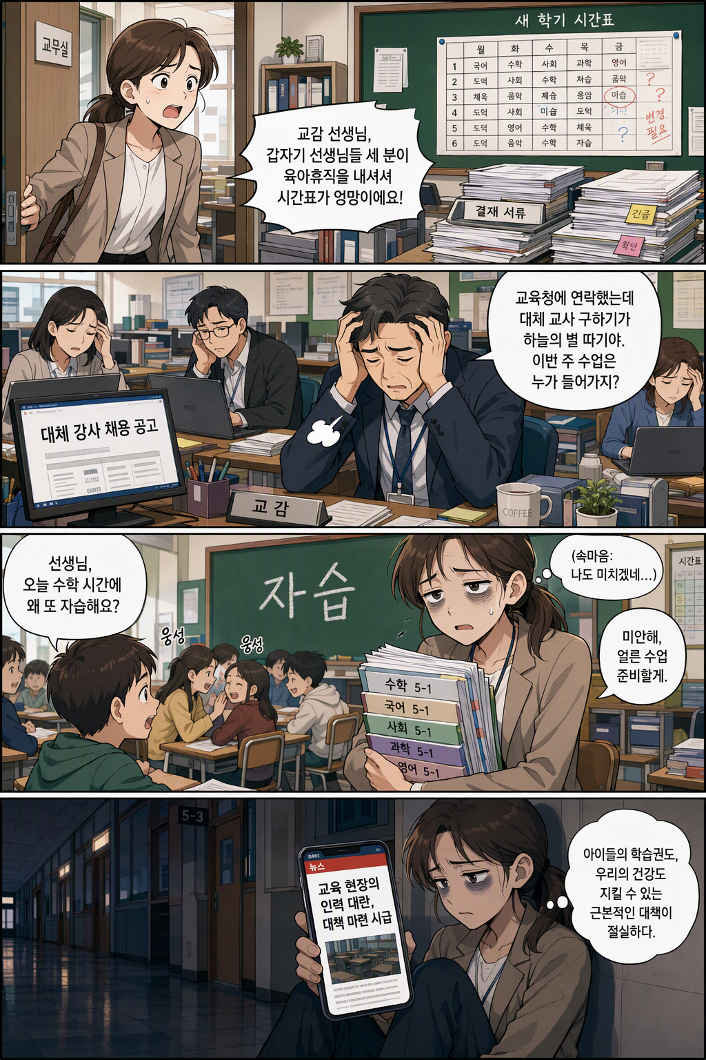 교육공무원법 일부개정법률안 웹툰 1