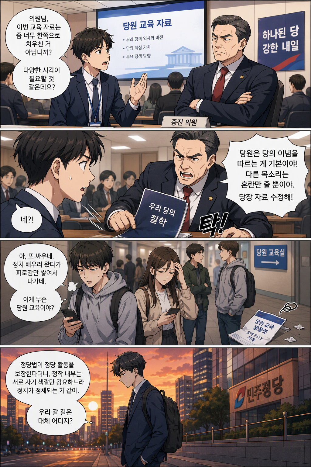 정당법 일부개정법률안 웹툰 1