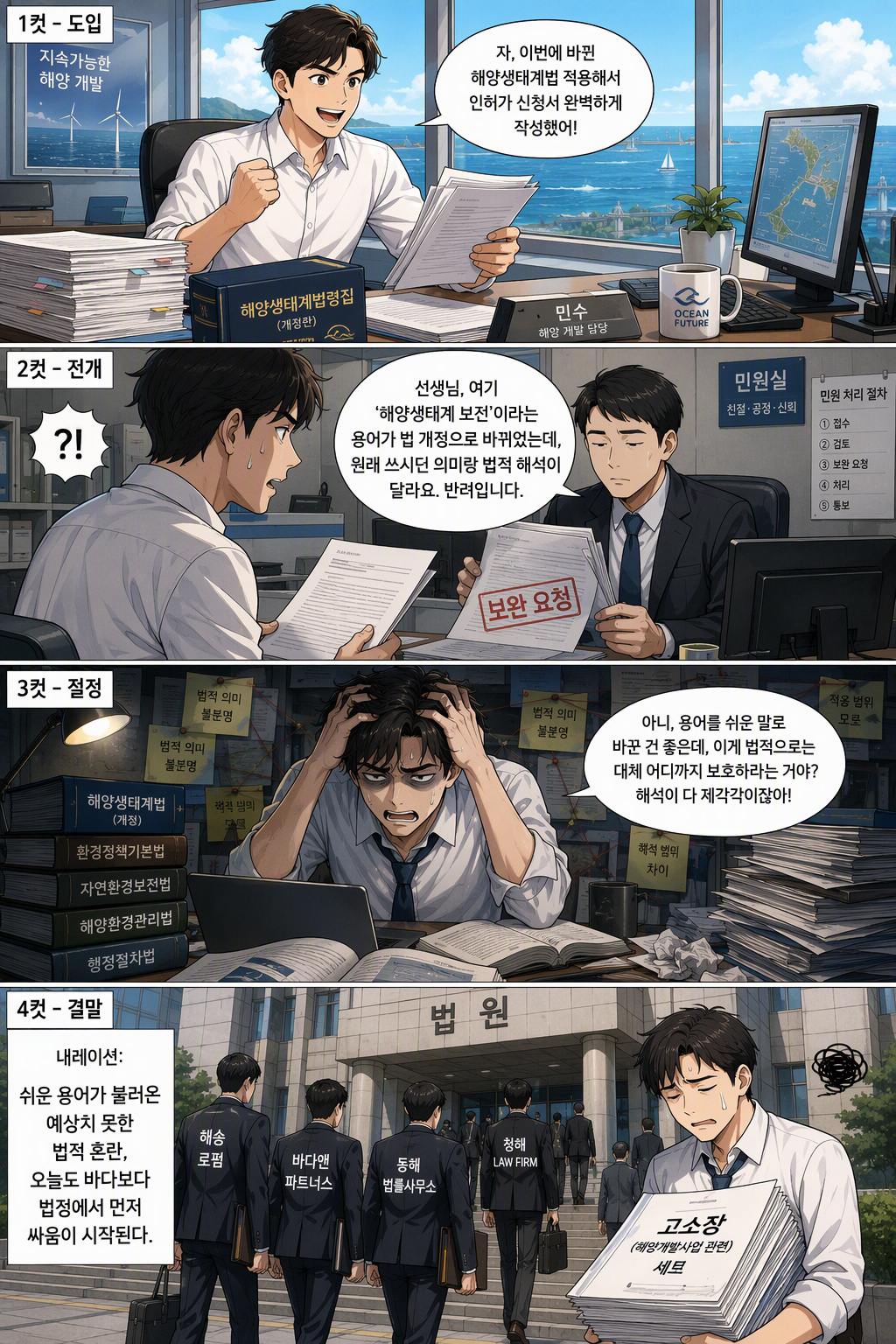 해양생태계의 보전 및 관리에 관한 법률 일부개정법률안 웹툰 1