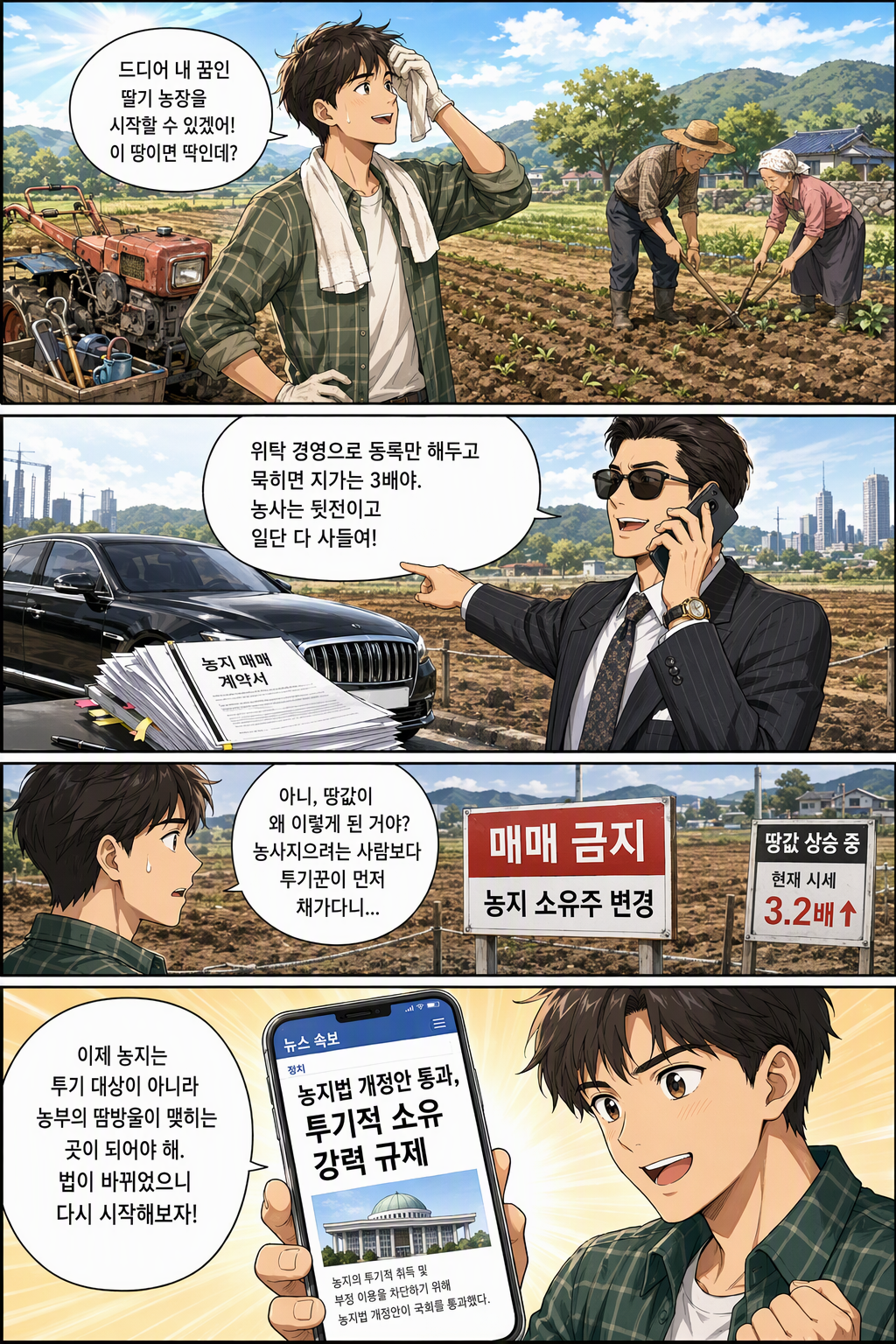 농지법 일부개정법률안 웹툰 1