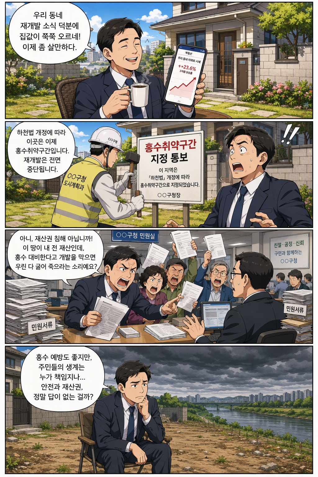 하천법 일부개정법률안 웹툰 1