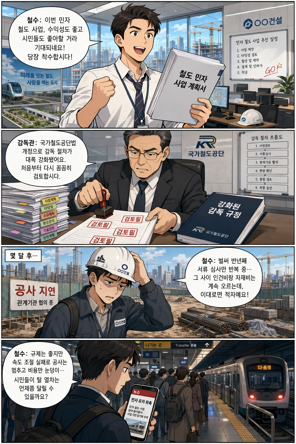 국가철도공단법 일부개정법률안 웹툰 1