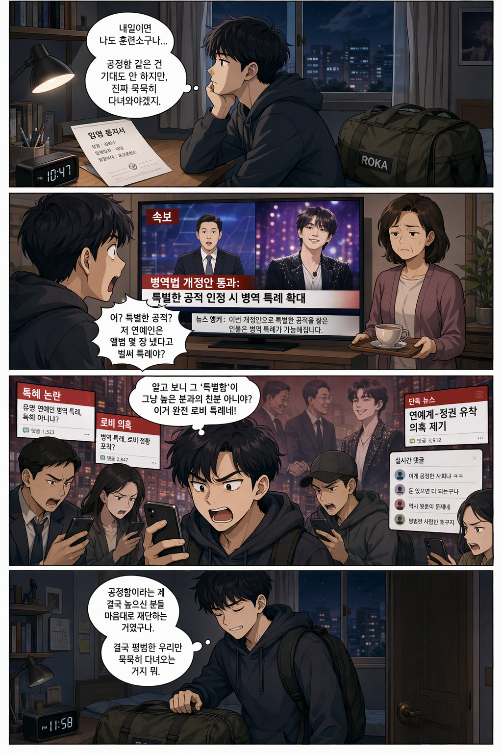 병역법 일부개정법률안 웹툰 1