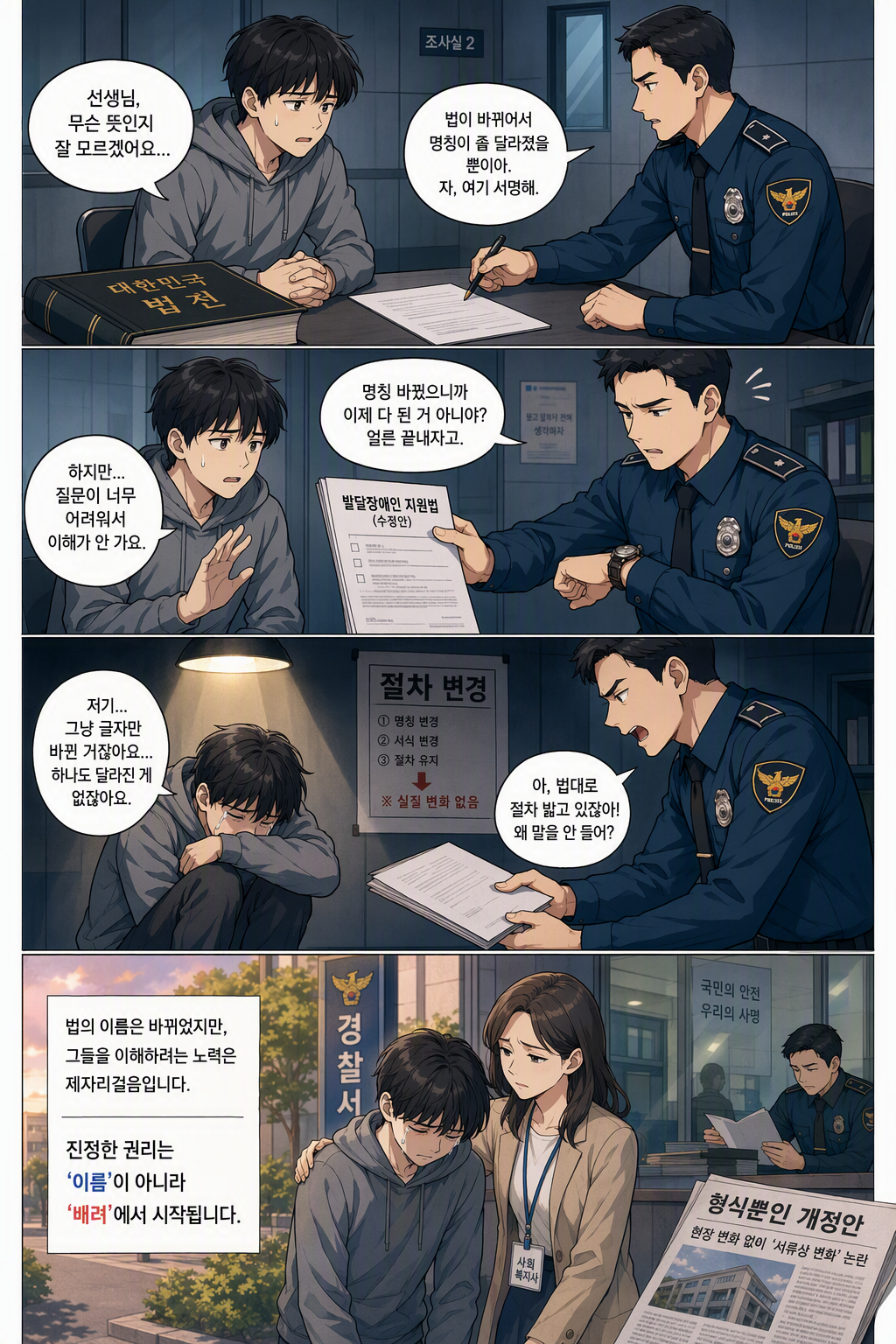 발달장애인 권리보장 및 지원에 관한 법률 일부개정법률안 웹툰 1