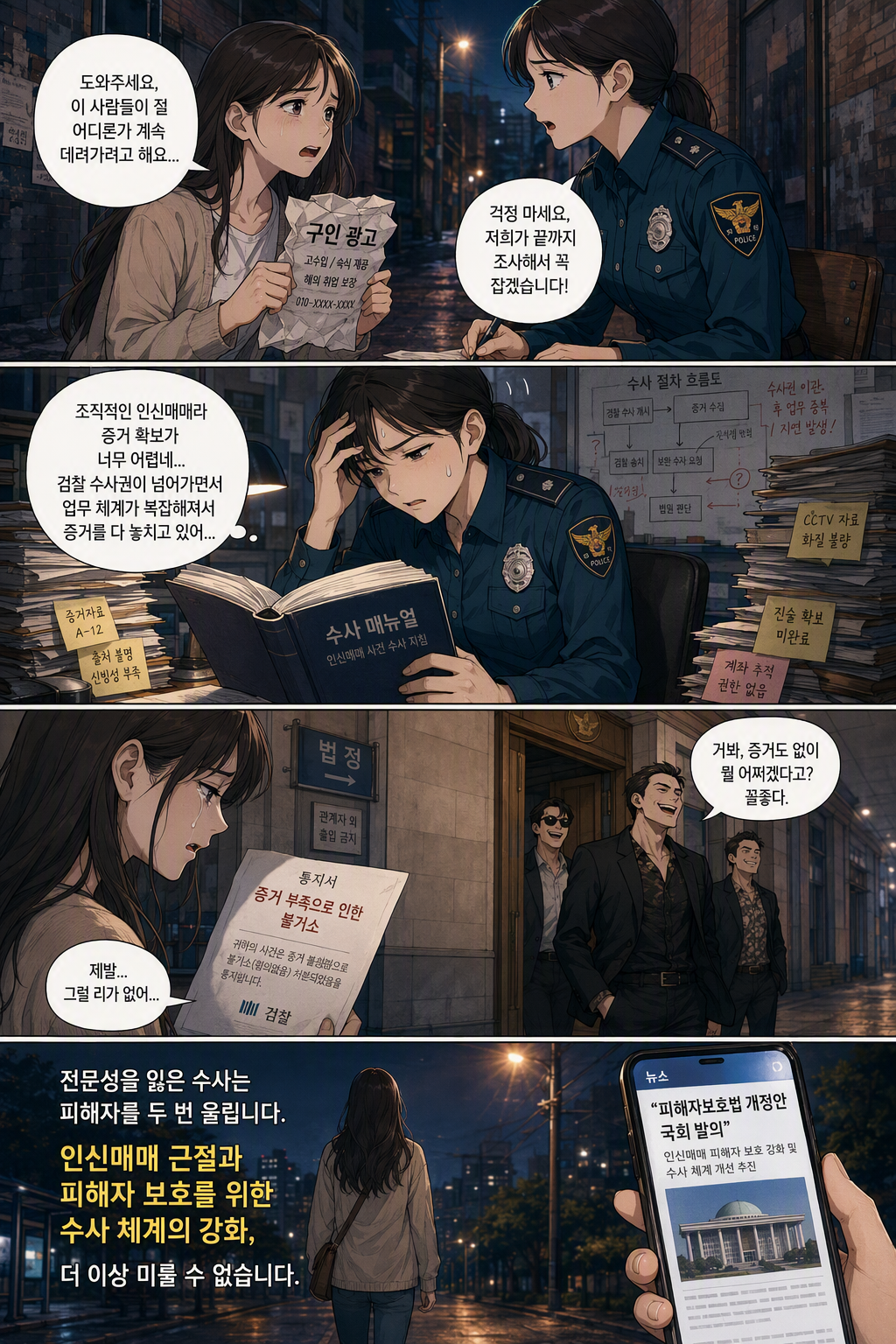 인신매매등방지 및 피해자보호 등에 관한 법률 일부개정법률안 웹툰 1