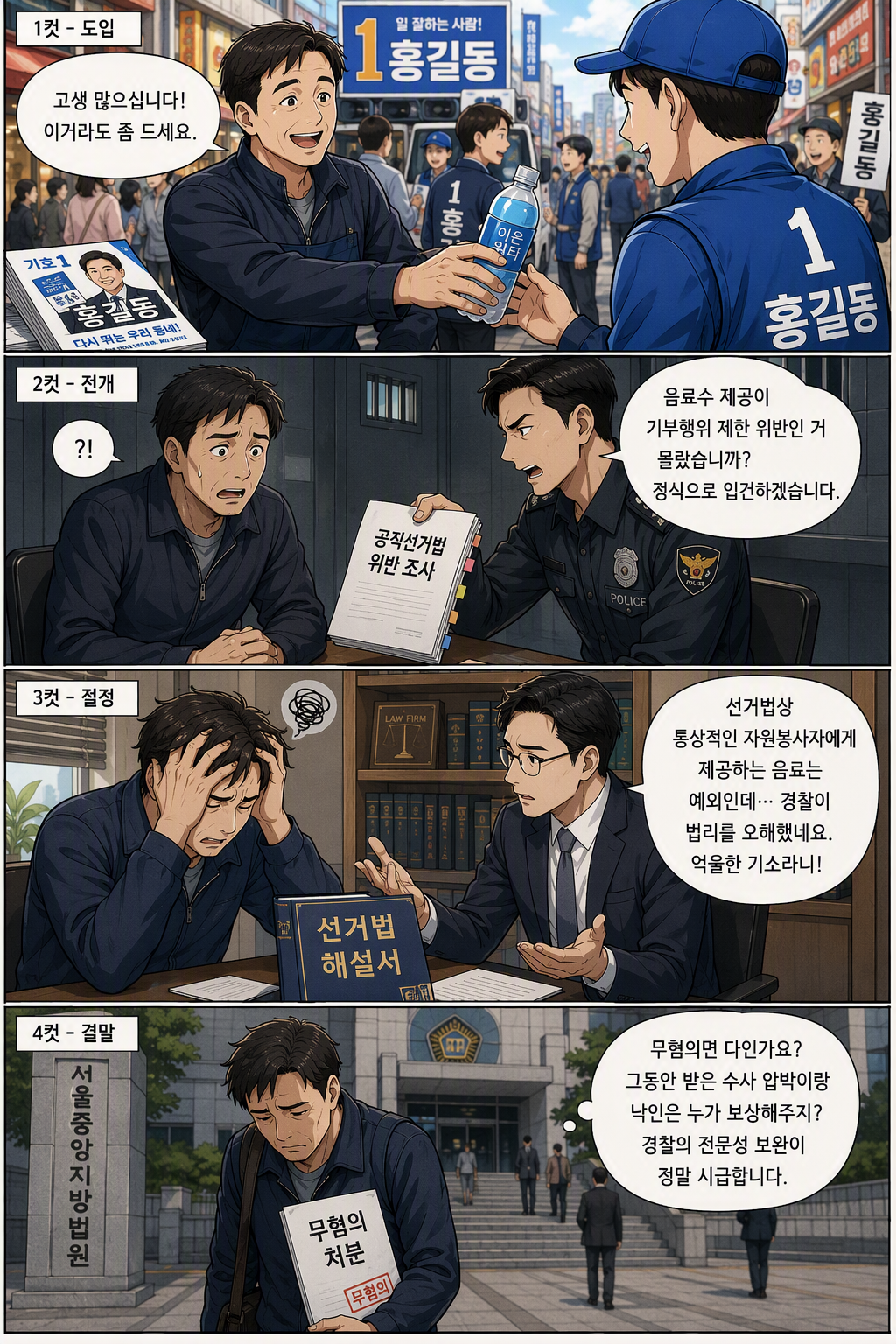 공직선거법 일부개정법률안 웹툰 1