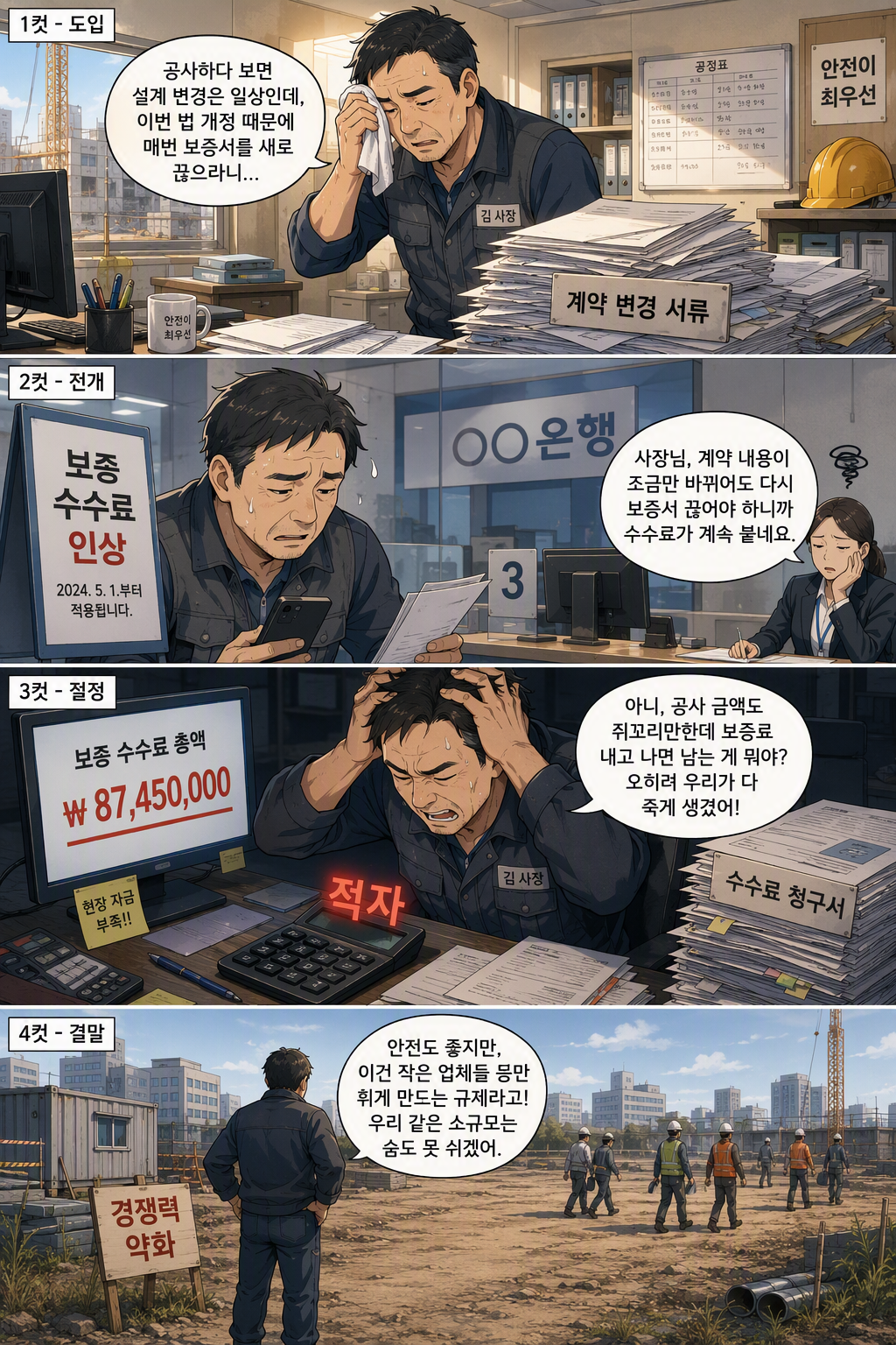 건설산업기본법 일부개정법률안 웹툰 1