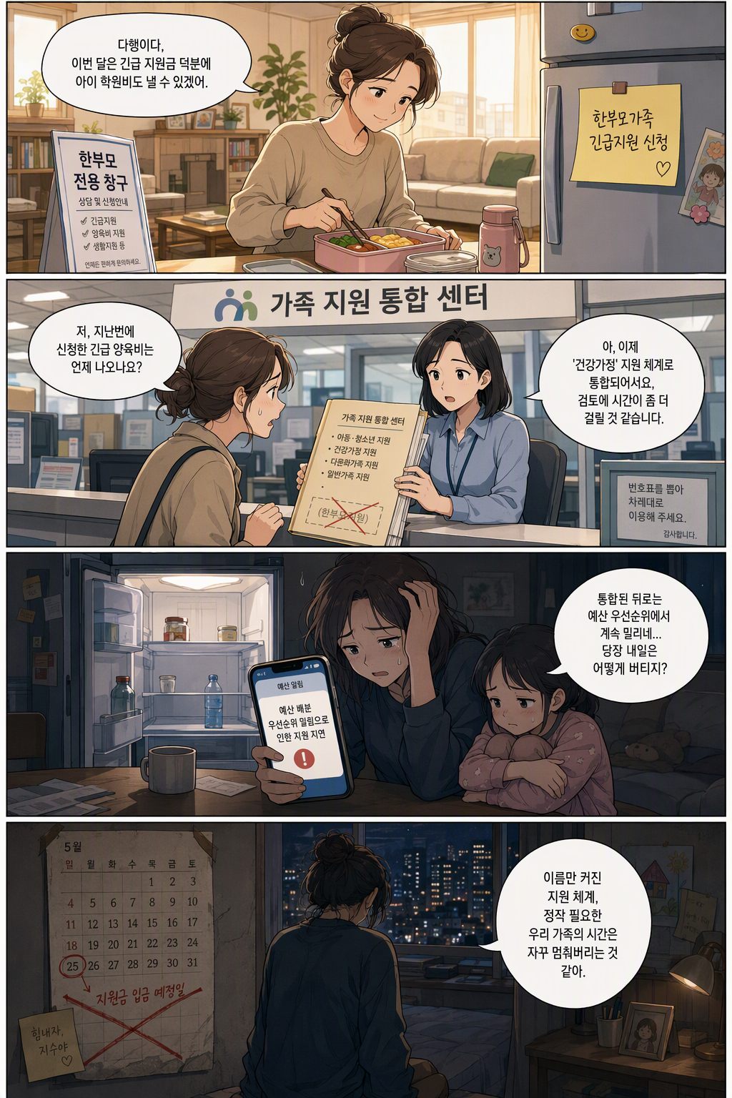 한부모가족지원법 일부개정법률안 웹툰 1