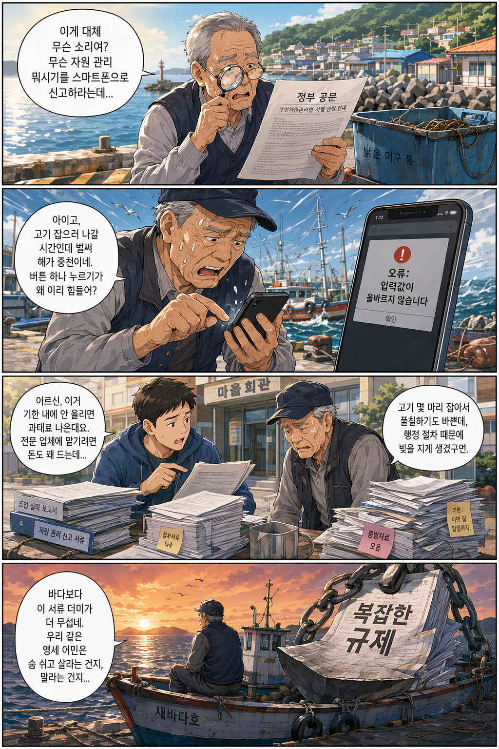 해양수산생명자원의 확보·관리 및 이용 등에 관한 법률 일부개정법률안 웹툰 1