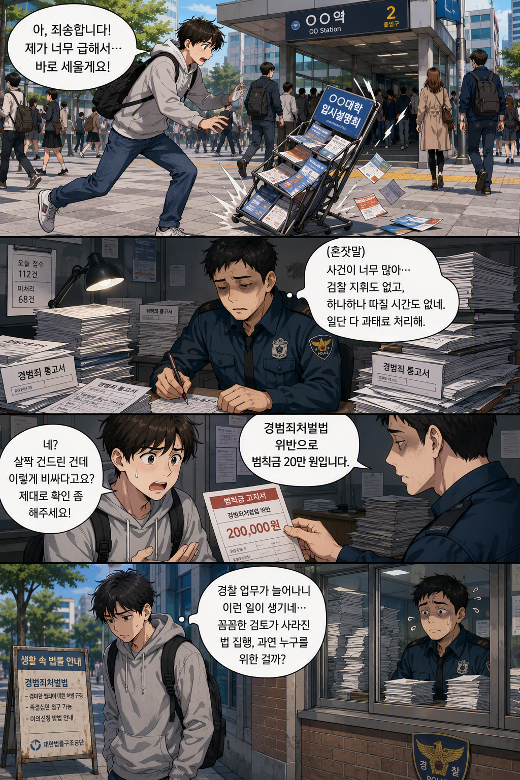 경범죄 처벌법 일부개정법률안 웹툰 1