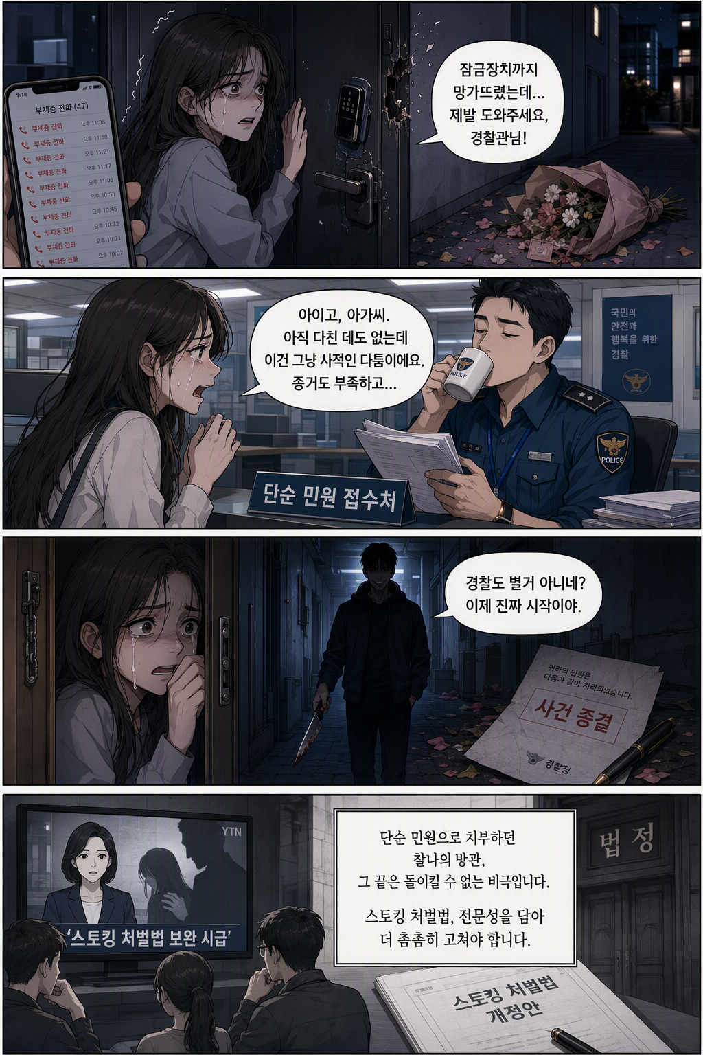 스토킹범죄의 처벌 등에 관한 법률 일부개정법률안 웹툰 1