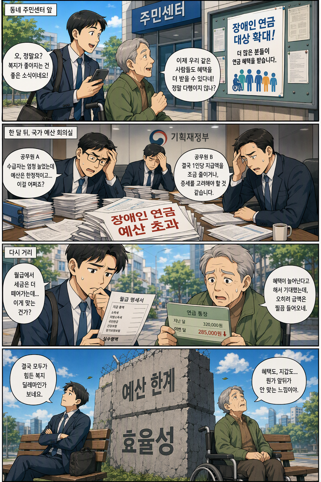 장애인연금법 일부개정법률안 웹툰 1