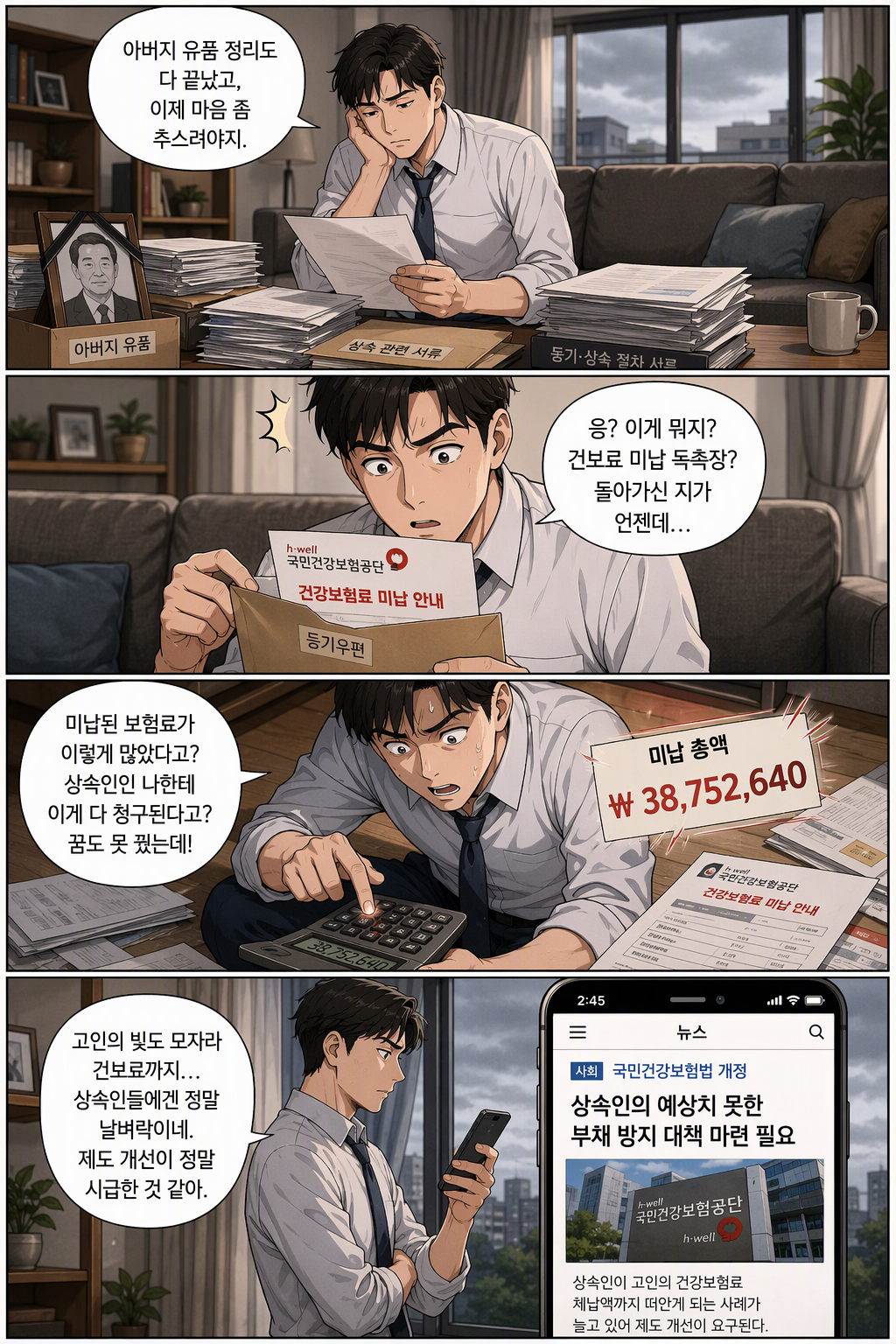 국민건강보험법 일부개정법률안 웹툰 1