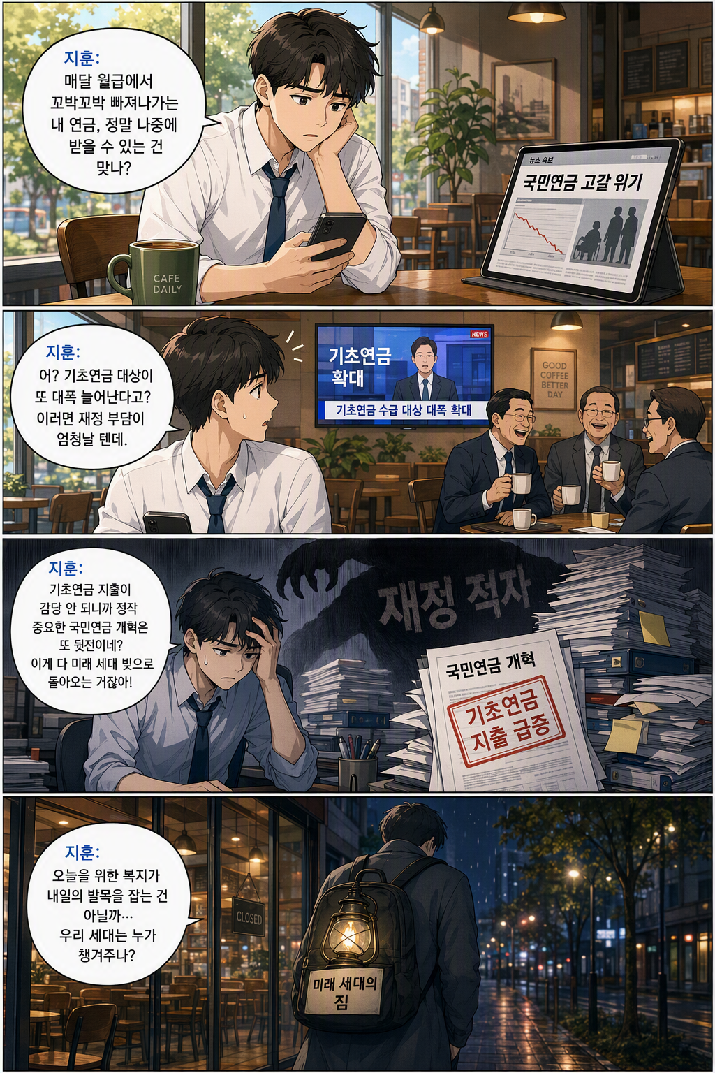 기초연금법 일부개정법률안 웹툰 1