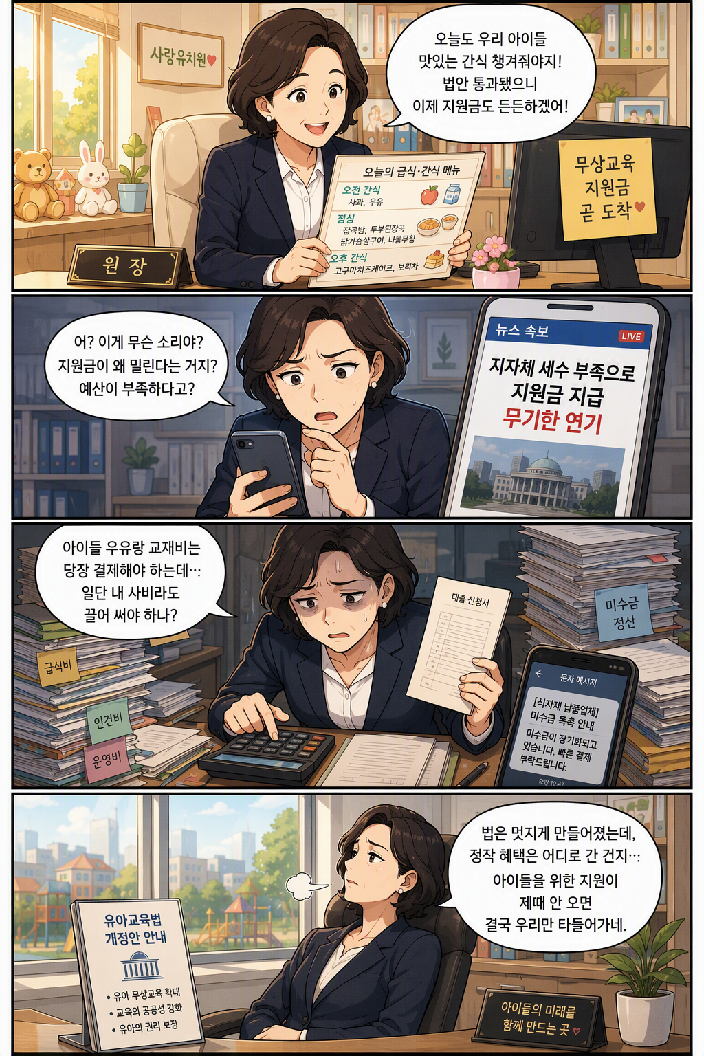 유아교육법 일부개정법률안 웹툰 1