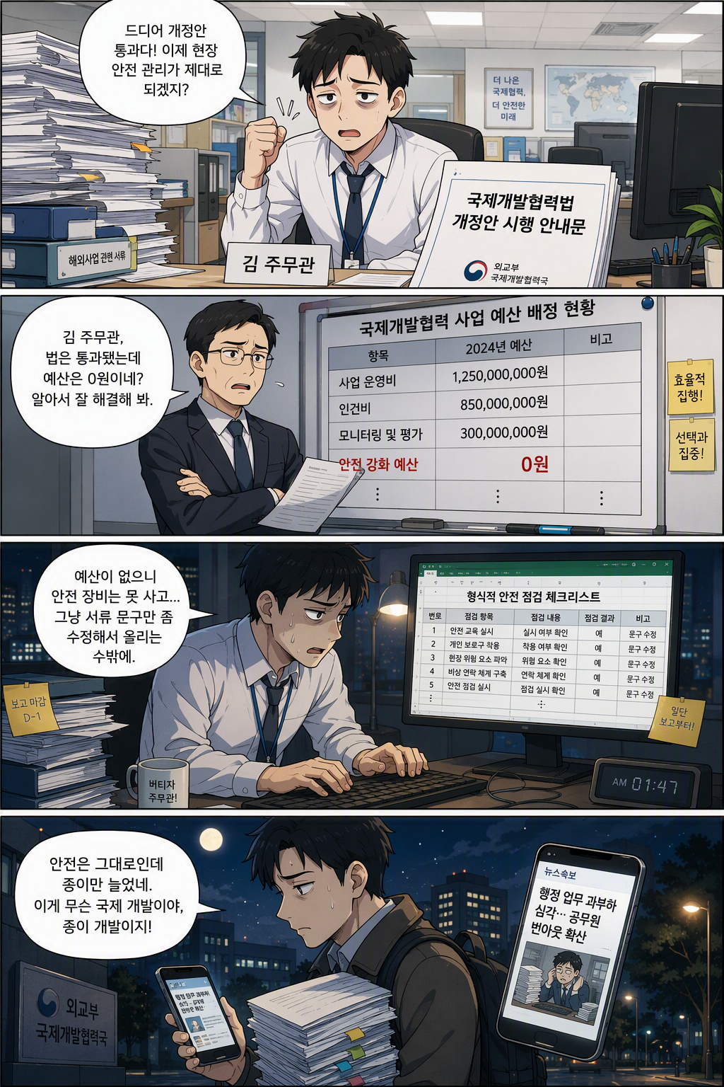 국제개발협력기본법 일부개정법률안 웹툰 1