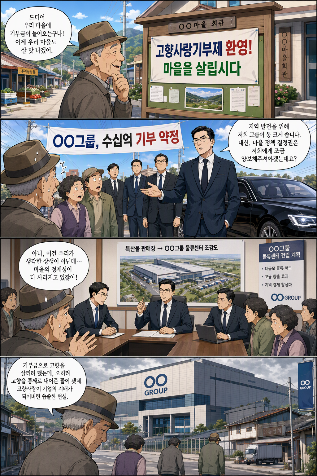 고향사랑 기부금에 관한 법률 일부개정법률안 웹툰 1