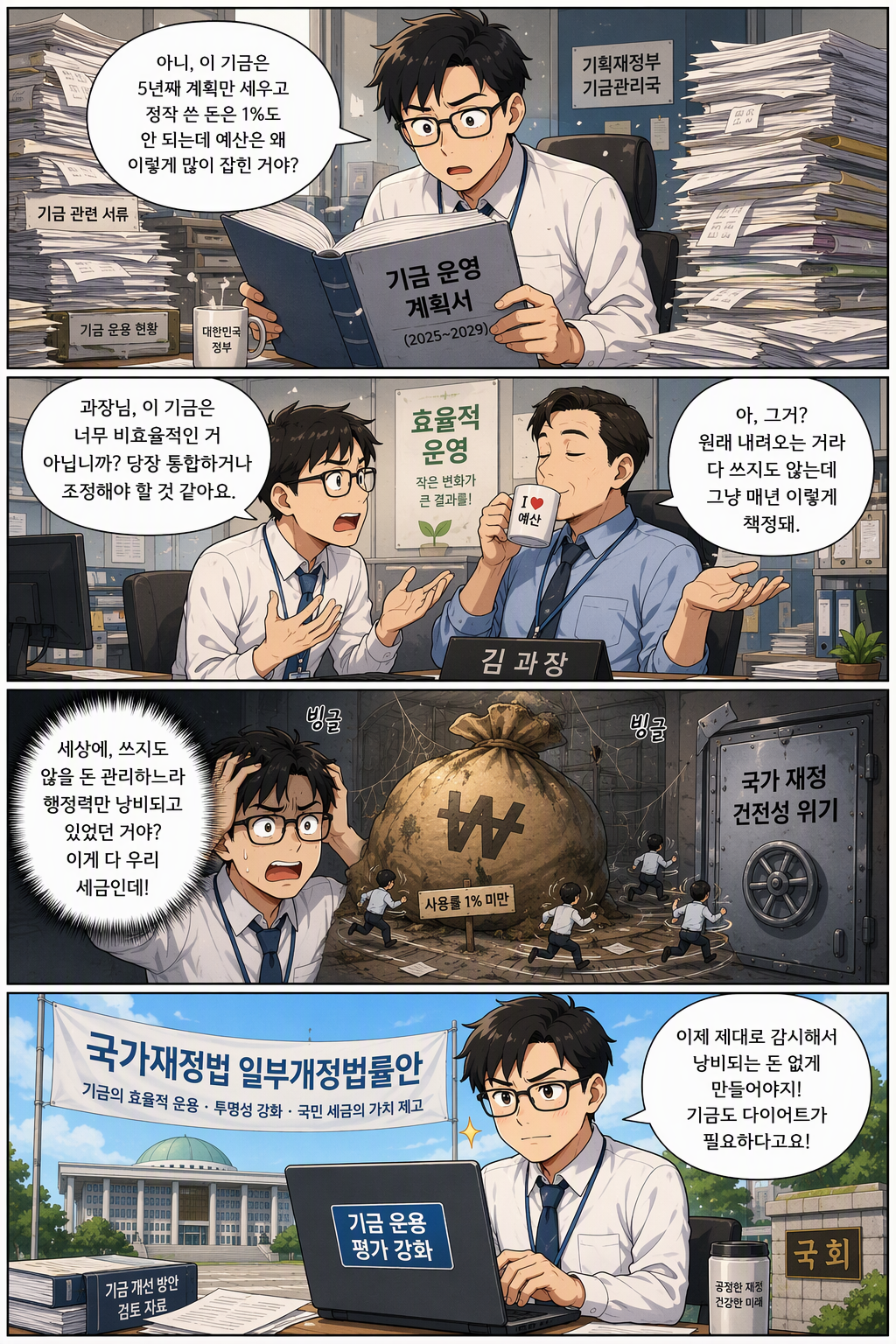 국가재정법 일부개정법률안 웹툰 1