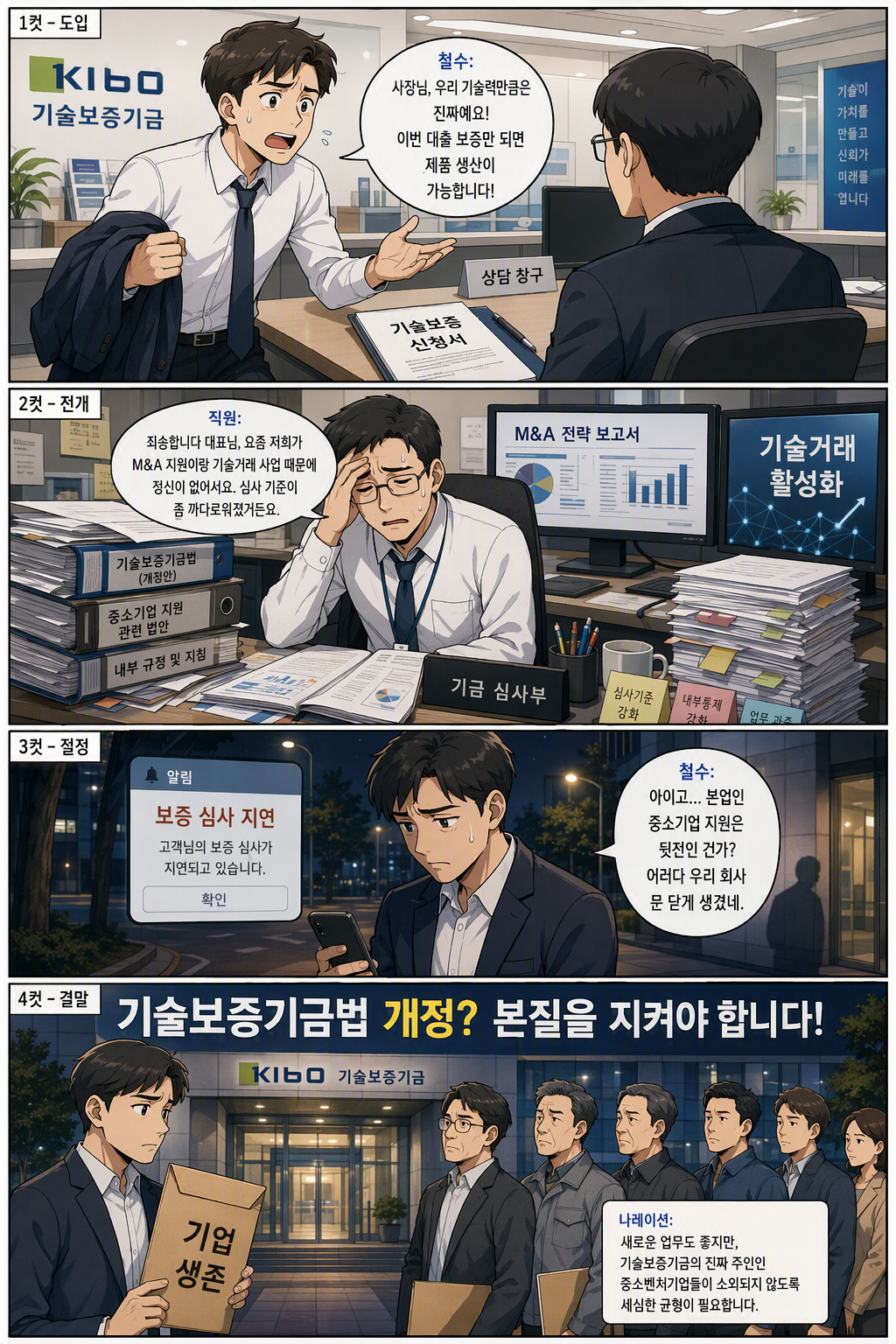 기술보증기금법 일부개정법률안 웹툰 1