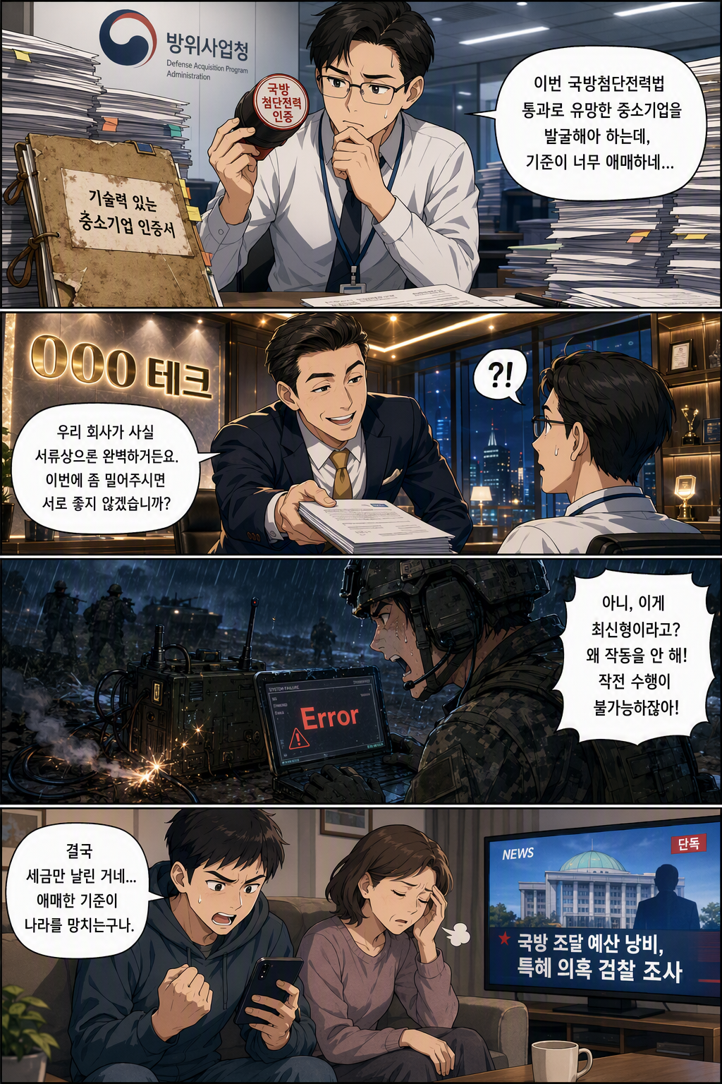 국방첨단전력사업에 관한 법률안 웹툰 1