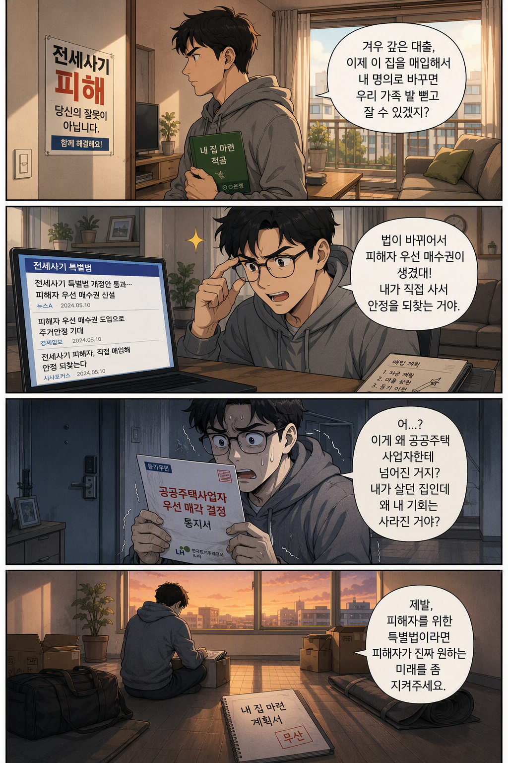 전세사기피해자 지원 및 주거안정에 관한 특별법 일부개정법률안 웹툰 1