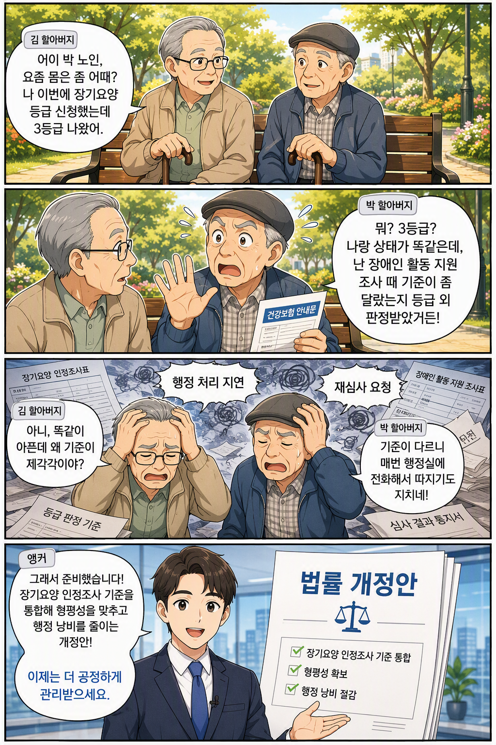 노인장기요양보험법 일부개정법률안 웹툰 1