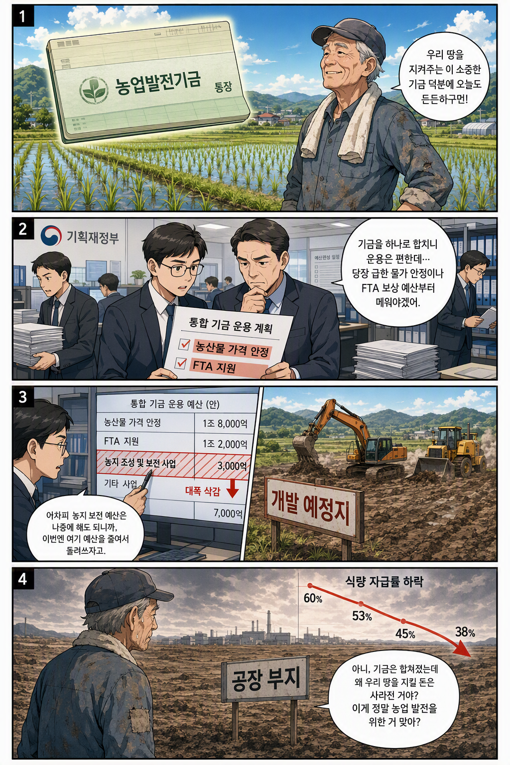 농업발전기금법안 웹툰 1