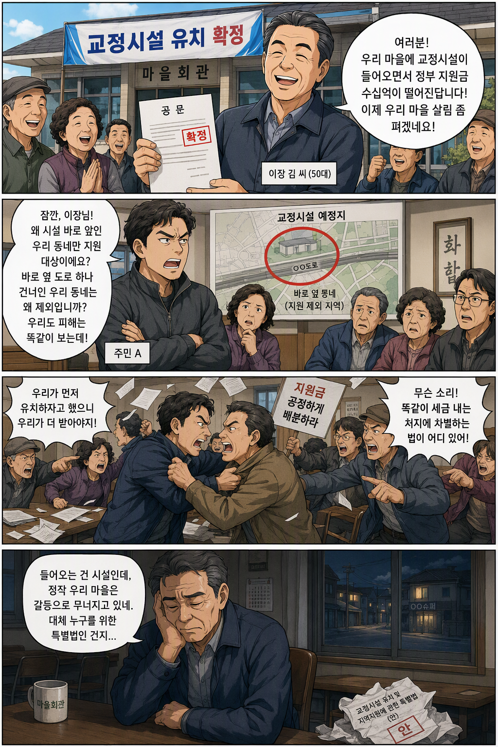 교정시설 조성과 주변지역 지원에 관한 특별법안 웹툰 1
