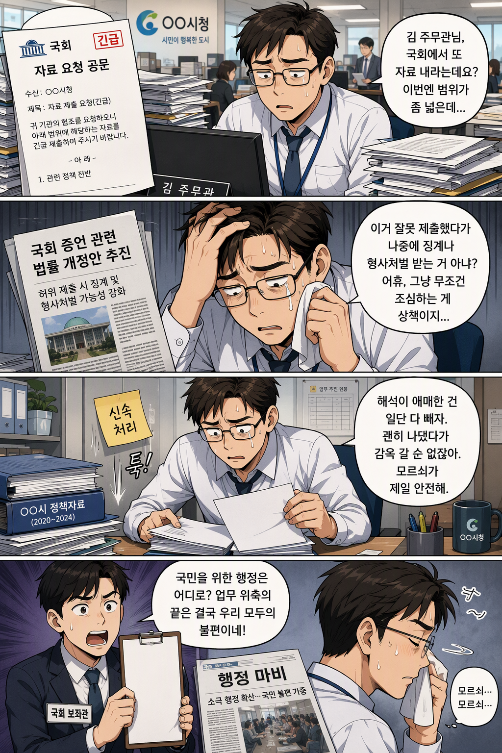 국회에서의 증언·감정 등에 관한 법률 일부개정법률안 웹툰 1