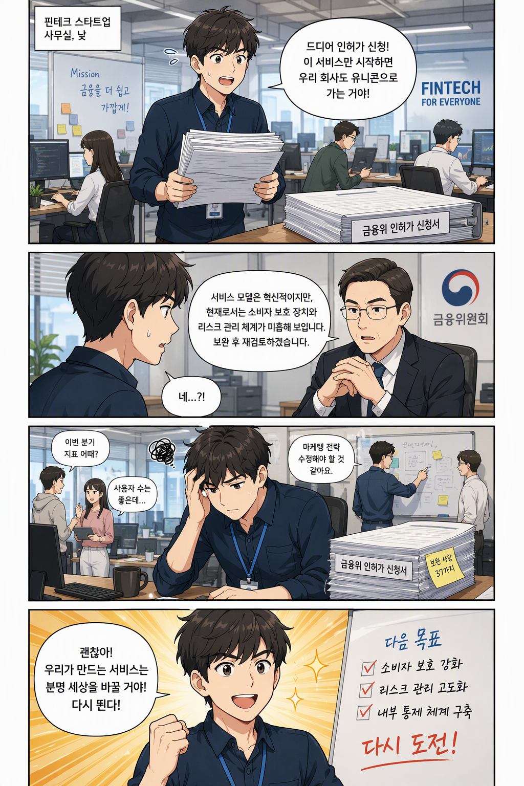 금융위원회의 설치 등에 관한 법률 일부개정법률안 웹툰 1