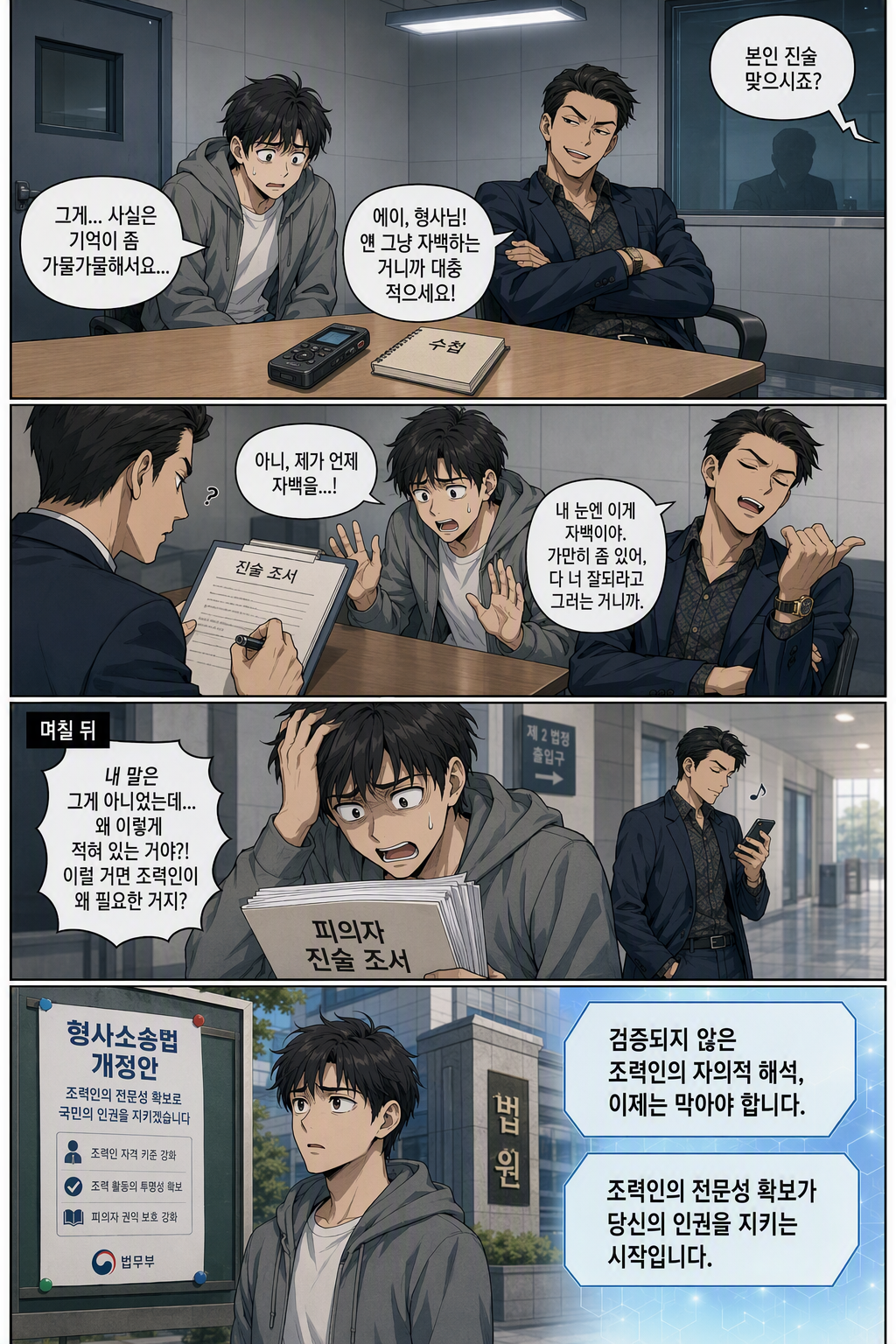 형사소송법 일부개정법률안 웹툰 1