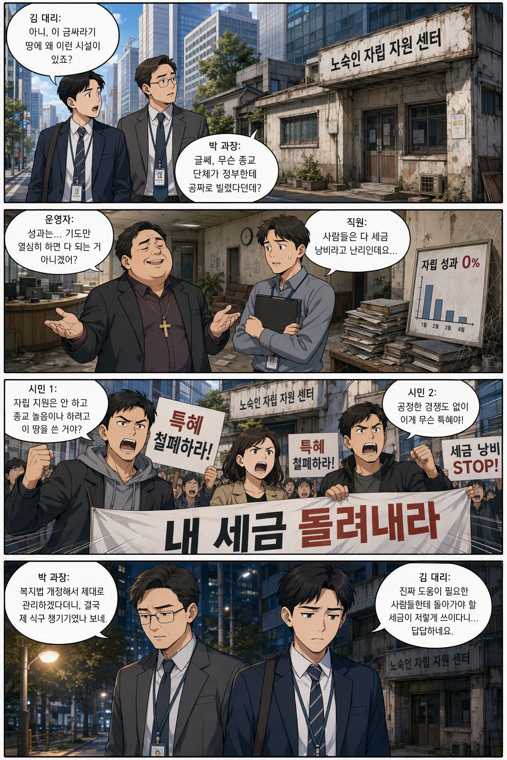 노숙인 등의 복지 및 자립지원에 관한 법률 일부개정법률안 웹툰 1