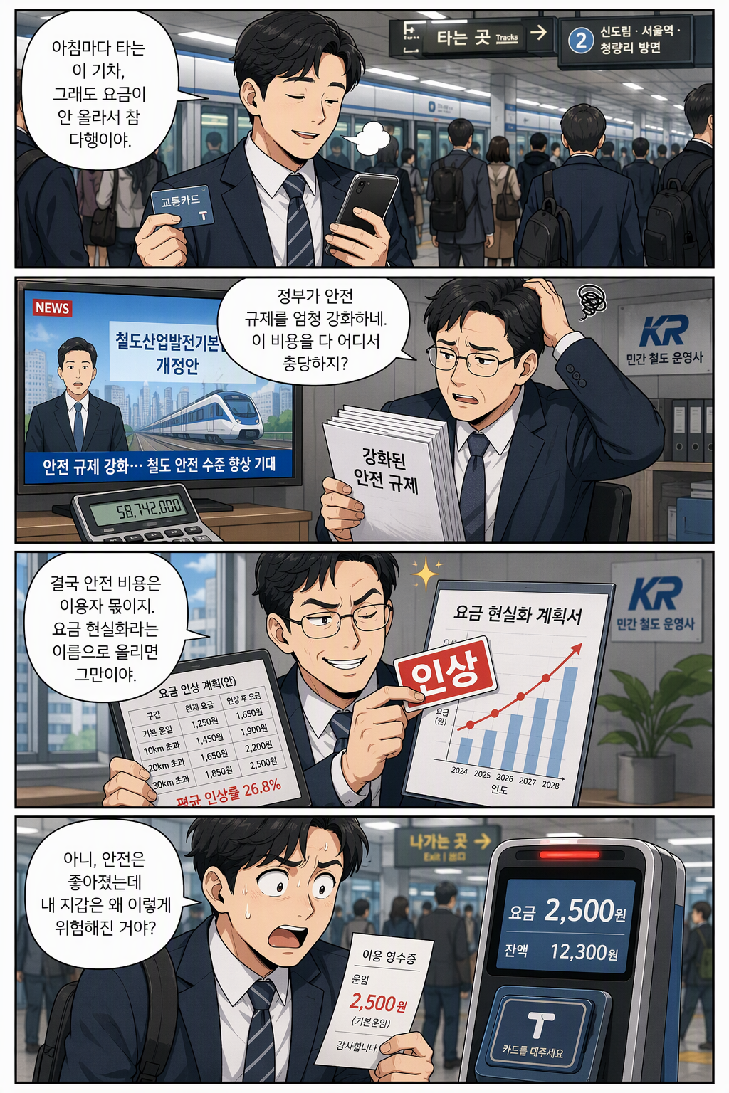 철도산업발전기본법 일부개정법률안 웹툰 1