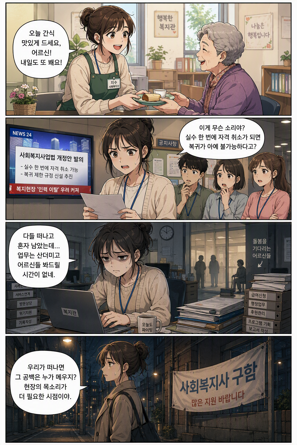 사회복지사업법 일부개정법률안 웹툰 1