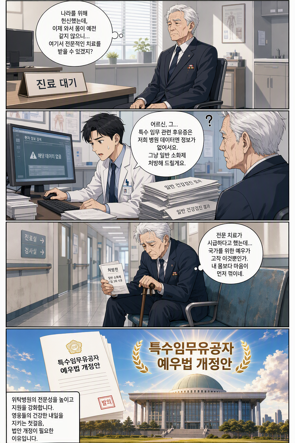 특수임무유공자 예우 및 단체설립에 관한 법률 일부개정법률안 웹툰 1